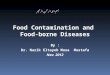 Food Contamination and Food-borne Diseases By : Dr. Nazik Eltayeb Musa Mustafa Nov. 2012 بسم الله الرحمن الرحيم