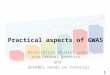 1 Practical aspects of GWAS Association studies under statistical genetics and GenABEL hands-on tutorial 1