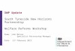 DWP Update South Tyneside New Horizons Partnership Welfare Reforms Workshop Name: John Moiser Specialist Partnership Manager Date: 12 th February 2013