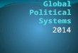2014. There are three types of global political systems: AutocracyOligarchy Democracy