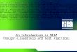 An Introduction to RIIA Thought-Leadership and Best Practices © 2014. Retirement Income Industry Association. All rights reserved. Retirement Income Industry