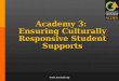 Www.nccrest.org Academy 3: Ensuring Culturally Responsive Student Supports