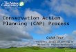 Conservation Action Planning (CAP) Process Quick Tour Project-level planning & measures within The Nature Conservancy
