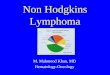Non Hodgkins Lymphoma M. Mahmood Khan, MD Hematology-Oncology 12/5/03