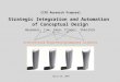 Strategic Integration and Automation of Conceptual Design Haymaker, Law, Gane, Flager, Shkolnik April 26, 2007 CIFE Research Proposal ArchitectureEngineeringComputer