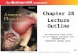 28-1 Chapter 28 Lecture Outline See PowerPoint Image Slides for all figures and tables pre-inserted into PowerPoint without notes. Copyright (c) The McGraw-Hill