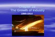 Chapter 19 The Growth of Industry 1865-1914 19.1 Railroads Lead the Way  1. Railroads became the driving force behind America’s economic growth.  2