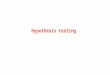 Hypothesis testing. Classical hypothesis testing is a statistical method that appeared in the first third of the 20 th Century, alongside the “modern”