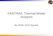 FASTRAC Thermal Model Analysis By Millan Diaz-Aguado