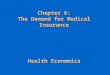 Chapter 6: The Demand for Medical Insurance Health Economics