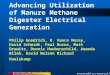 Biosystems and Agricultural Engineering Advancing Utilization of Manure Methane Digester Electrical Generation Philip Goodrich, R. Vance Morey, David Schmidt,