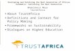 Developing and Retaining the Next Generation of African Academics: Sustaining the Next Generation Bhekinkosi Moyo TrustAfrica About TrustAfrica Definitions