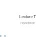 Lecture 7 Polymorphism. Review: Constructors ●Parenthesis after constructor, not in class declaration ●The constructor makes the SamBot – do not “ new