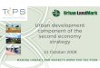 Urban development component of the second economy strategy 31 October 2008