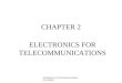 Introduction to Telecommunications by Gokhale CHAPTER 2 ELECTRONICS FOR TELECOMMUNICATIONS