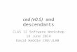 Ced (v0.5) and descendants CLAS 12 Software Workshop 18 June 2014 David Heddle CNU/JLAB