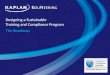 Designing a Sustainable Training and Compliance Program The Roadmap