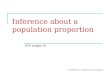 Inference about a population proportion BPS chapter 20 © 2006 W.H. Freeman and Company