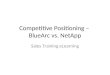 Competitive Positioning – BlueArc vs. NetApp Sales Training eLearning
