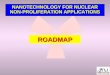 ROADMAP NANOTECHNOLOGY FOR NUCLEAR NON-PROLIFERATION APPLICATIONS