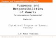 Purposes and Responsibilities of Courts National Association for Court Management 1 Purposes and Responsibilities of Courts NACM Core Competency Fundamentals