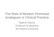 The Role of Modern Premixed Analogues in Clinical Practice Raef M. Botros Professor of Medicine Ain Shams University