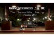 Homelessness in OC The “Impossible” Taking Place