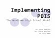 Implementing PBIS The Woodlawn High School Model Ms. Kate Hudkins Ms. Shira Wetzler 14 July 2009