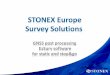 The new solution EzSurv (former OnPoz) Main features: Get the best accuracy out of Stonex GNSS equipment in post- processing Perform static and kinematic/stop&go