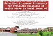 Development of Low Cost Rapid Detection Microwave Biosensors for Efficient Diagnosis of Health Risks in Rural Zones of India Pilot proposal submitted to