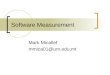 Software Measurement Mark Micallef mmica01@um.edu.mt