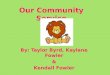Our Community Service By: Taylor Byrd, Kaylane Fowler & Kendall Fowler