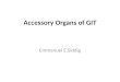 Accessory Organs of GIT Emmanuel E.Siddig. Liver The liver is located primarily in the right hypochondriac and epigastric regions of the abdomen, just