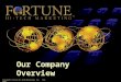 Our Company Overview Copyright Fortune Hi-Tech Marketing, Inc. May 2003