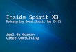 Joel de Guzman Ciere Consulting. Quick Overview Parser Combinator Let’s Build a Toy Spirit X3 Walk-through Spirit X3