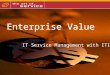 IT Service Management with ITIL Enterprise Value
