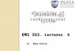 EMS 353. Lectures 6 Dr. Maha Khalid physiology of pharmacology cardiovascular system