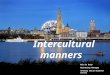 Intercultural manners Mia De Dooy Marketing Manager Antwerp World Diamond Centre 13-02-2007