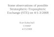 Some observations of possible Stratospheric-Tropospheric Exchange (STE) on 4/1-3/2008 Kurt Kebschull CTDEP 4/15/2008