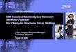 IBM Global Services © Copyright IBM Corporation 2004 IBM Business Continuity and Recovery Services Overview For Champion Solutions Group Webinar Alan Cooper,