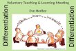 Voluntary Teaching & Learning Meeting Eve Hedley Differentiation Wednesday 25 st May 3.20 -4.20pm Room 252 Refreshments Provided - All Welcome! Differentiation