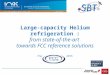 Large-capacity Helium refrigeration : from state-of-the-art towards FCC reference solutions Francois Millet – March 2015