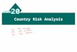 Country Risk Analysis 20 Lecture. 16 - 2 Measuring Country Risk The checklist approach involves:  Assigning values and weights to political and financial