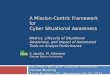 A Mission-Centric Framework for Cyber Situational Awareness Metrics, Lifecycle of Situational Awareness, and Impact of Automated Tools on Analyst Performance