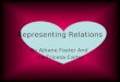 Representing Relations By Ajhane Foster And MarTricesa Carter