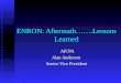 ENRON:   Learned AICPA AICPA Alan Anderson Senior Vice President