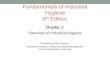 Fundamentals of Industrial Hygiene 6 th Edition Chapter 1: Overview of Industrial Hygiene Compiled by Allen Sullivan, Assistant Professor, Safety and Health