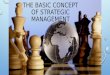 THE BASIC CONCEPT OF STRATEGIC MANAGEMENT. A GLANCE THROUGH STRATEGY HOW DOES A COMPANY BECOME SUCCESSFUL AND STAY SUCCESSFUL? GENERAL ELECTRIC (GE) IS