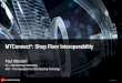 © 2012 Autodesk MTConnect ® : Shop Floor Interoperability Paul Warndorf VP – Manufacturing Technology AMT – The Association For Manufacturing Technology