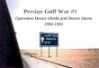 Persian Gulf War #1 Operation Desert Shield and Desert Storm 1990-1991
